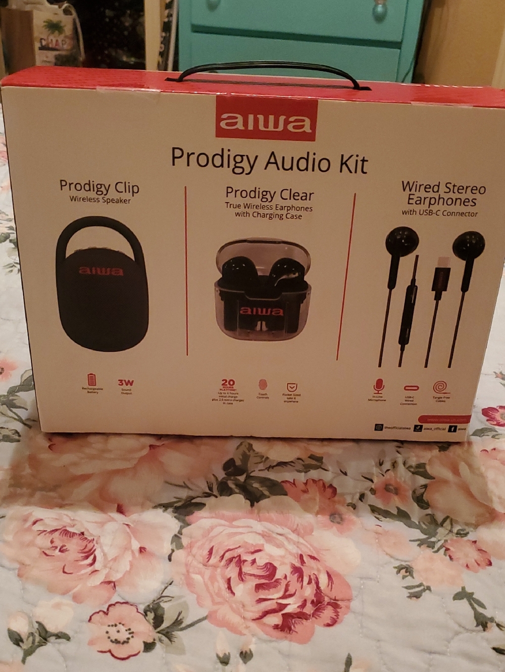 Prodigy Audio Kit - Black Wireless Earbuds & Clip + Wired Earphones